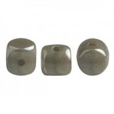 Les perles par Puca® Minos beads Opaque dark grey luster 43040/14400